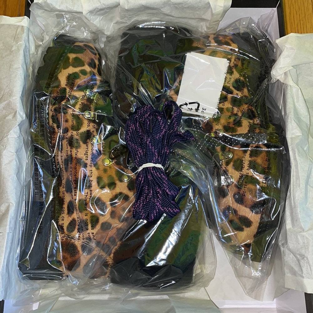 BNWT J. Crew Haircalf Nordic Leopard Boots Size 8